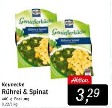 KONSUM Keunecke Rührei & Spinat Angebot