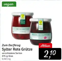KONSUM Zum Dorfkrug Sylter Rote Grütze Angebot