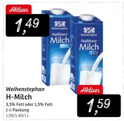KONSUM Weihenstephan H-Milch Angebot