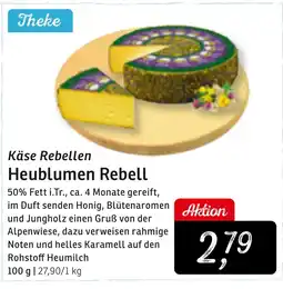 KONSUM Käse Rebellen Heublumen Rebell Angebot