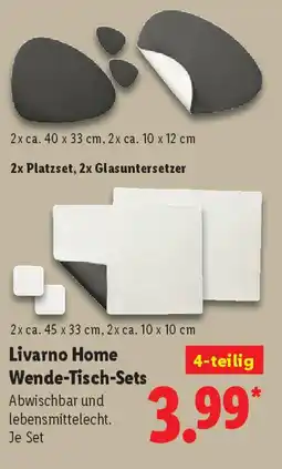Lidl Livarno Home Wende-Tisch-Sets Angebot