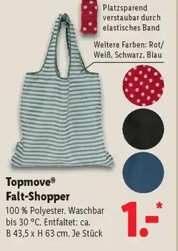 Lidl Topmove Falt-Shopper Angebot