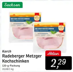 KONSUM Korch Radeberger Metzger Kochschinken Angebot