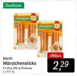 KONSUM Korch Würstchensticks Angebot