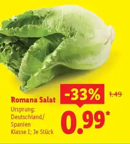 Lidl Romana Salat Angebot