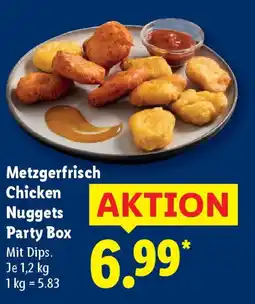 Lidl Metzgerfrisch Chicken Nuggets Party Box Angebot