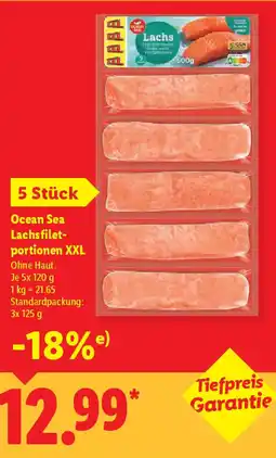 Lidl Ocean Sea Lachsfilet- portionen XXL Angebot