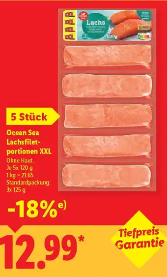 Lidl Ocean Sea Lachsfilet- portionen XXL Angebot