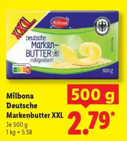 Lidl Milbona Deutsche Markenbutter XXL Angebot