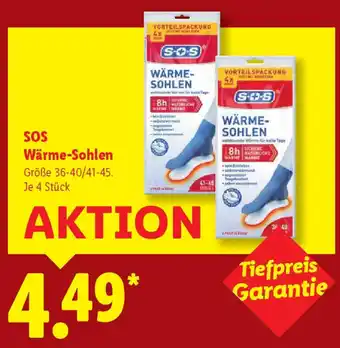Lidl SOS Wärme-Sohlen Angebot