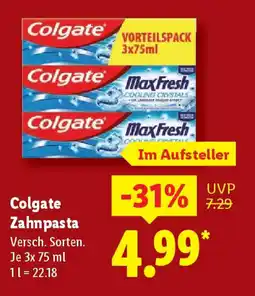 Lidl Colgate Zahnpasta Angebot