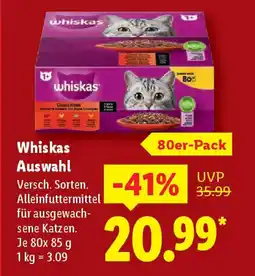 Lidl Whiskas Auswahl Angebot