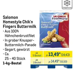 METRO Salomon Homestyle Chik'n Fingers Buttermilk Angebot