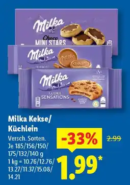 Lidl Milka Kekse/ Küchlein Angebot