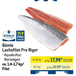 METRO Bömlo Lachsfilet Pre Rigor Angebot