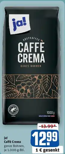 REWE ja! Caffè Crema Angebot