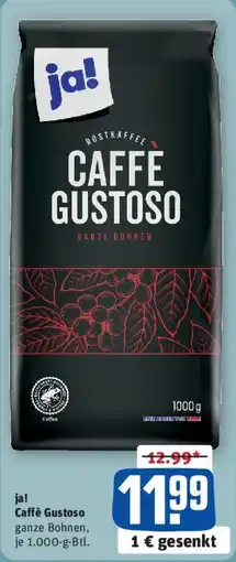 REWE ja! Caffè Gustoso Angebot