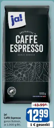 REWE ja! Caffè Espresso Angebot