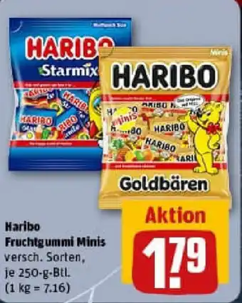 REWE Haribo Fruchtgummi Minis Angebot