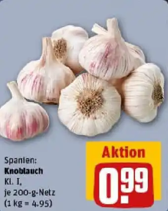 REWE Knoblauch Angebot