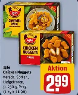 REWE Iglo Chicken Nuggets Angebot