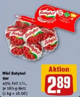 REWE Mini Babybel 9er Angebot