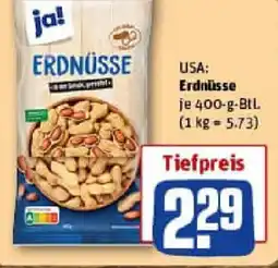 REWE ja! Erdnüsse Angebot