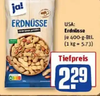 REWE ja! Erdnüsse Angebot