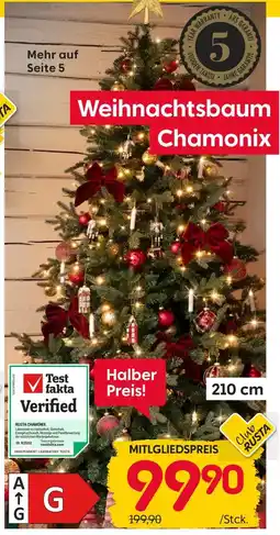 Rusta Weihnachtsbaum chamonix Angebot
