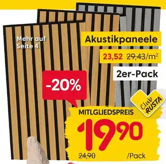 Rusta Akustikpaneele Angebot