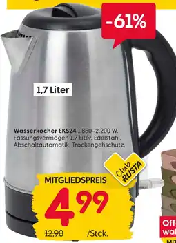 Rusta Wasserkocher eks24 Angebot