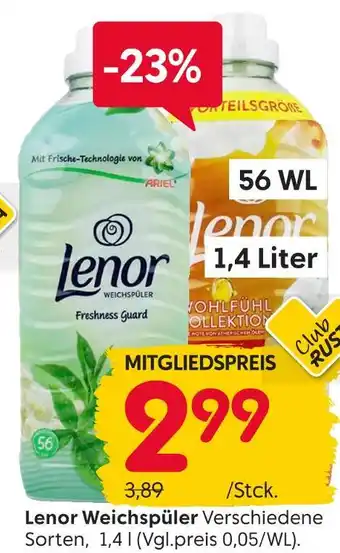 Rusta Lenor lenor weichspüler Angebot