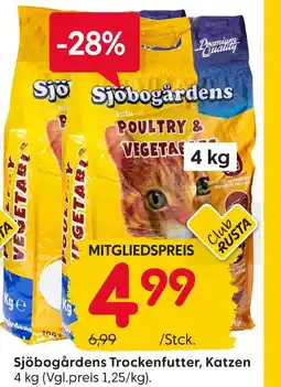 Rusta Sjöbogårdens trockenfutter, katzen Angebot
