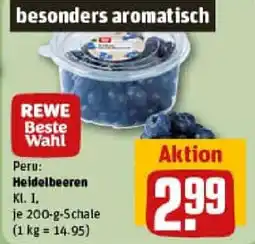 REWE Heidelbeeren Angebot