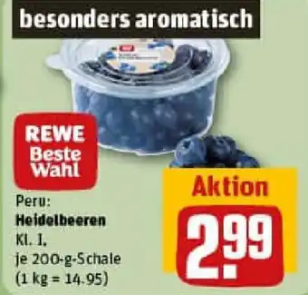 REWE Heidelbeeren Angebot