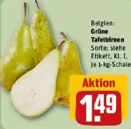 REWE Grüne Tafelbirnen Angebot