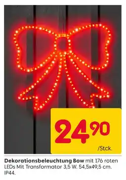 Rusta Dekorationsbeleuchtung bow Angebot