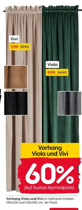 Rusta Vorhang vivi Angebot