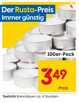 Rusta Teelicht Angebot
