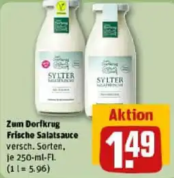 REWE Zum Dorfkrug Frische Salatsauce Angebot