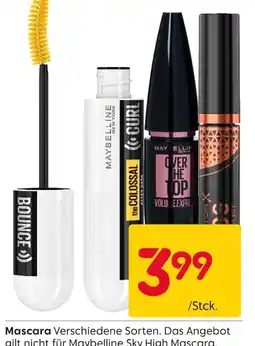 Rusta Maybelline mascara Angebot