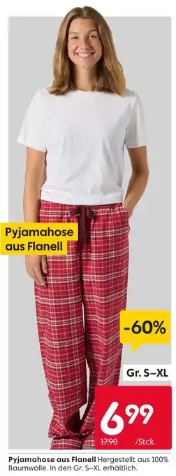Rusta Pyjamahose aus flanell Angebot