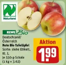REWE Rote Bio Tafeläpfel Angebot