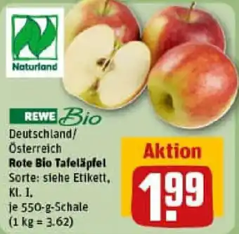 REWE Rote Bio Tafeläpfel Angebot