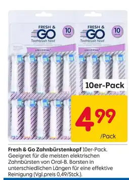 Rusta Fresh & go zahnbürstenkopf Angebot