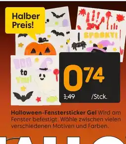Rusta Halloween-fenstersticker gel Angebot