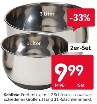Rusta Schüssel edelstahlset Angebot