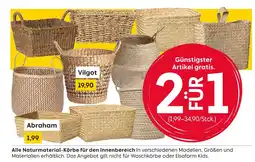 Rusta Alle naturmaterial-körbe für den innenbereich vilgot Angebot