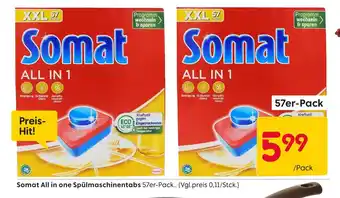Rusta Somat all in one spülmaschinentabs Angebot