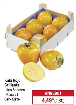 METRO Kaki Rojo Brillante Angebot